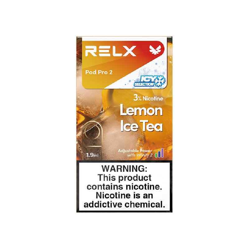 RELX Infinity2 Pod: Lemon Ice Tea 3% Nicotine