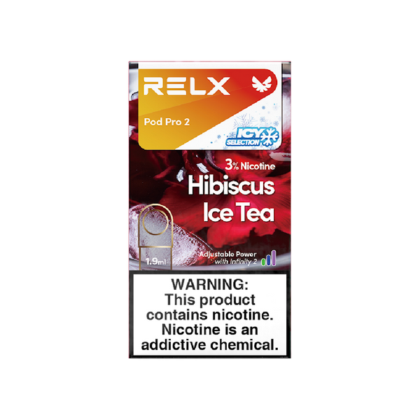 RELX Infinity2 Pod: Hibiscus Ice Tea 3% Nicotine