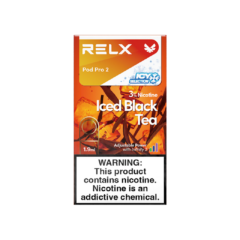 RELX Infinity2 Pod: Iced Black Tea 3% Nicotine