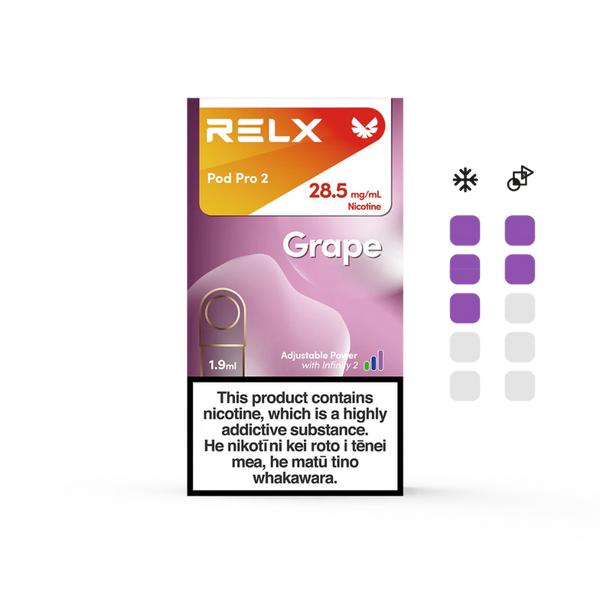 RELX Infinity2 Pod: Grape 28.5mg/mL