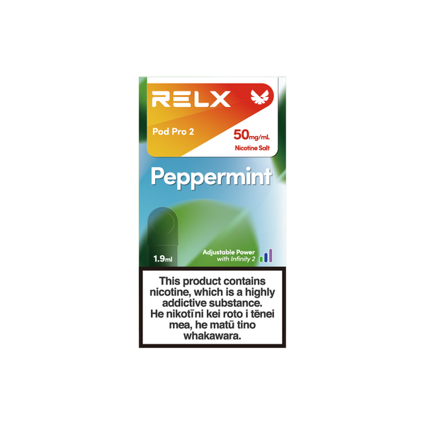RELX Infinity 2 Pod: Peppermint Nicotine Salt 50mg/ml