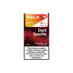 RELX Infinity Pod: Dark Sparkle (Cola Flavour) (Nicotine Salt 50mg/ml) Nicotine 35mg/ml