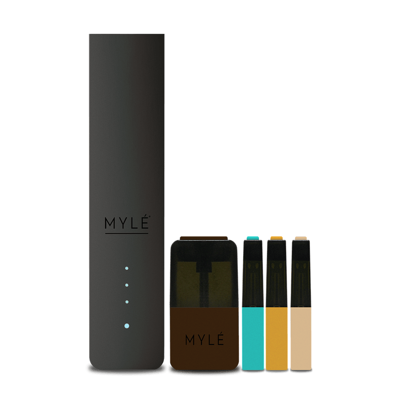 MYLÉ Starter Kit with Pods - Jet Black V4 - Vapespot